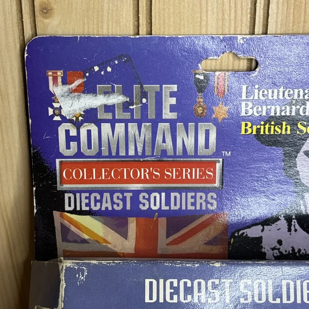 Vintage Blue Box Elite Command Biecast Soldiers British Soldier Collector Series